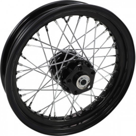 DRAG SPECIALTIES WHEEL - LACED - 40 SPOKE - FRONT/REAR - BLACK - 16X3 # 0203-0666 DRAG SPECIALTIES WHEEL - LACED - 40 SPOKE - FRONT/REAR - BLACK - 16X3 # 0203-0666