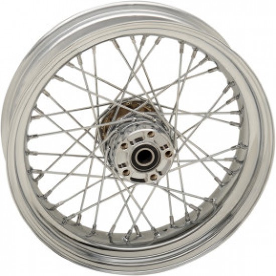 DRAG SPECIALTIES WHEEL - LACED - 40 SPOKE - REAR - CHROME - 17X4.5 - 12-17 FXD # 0204-0519 DRAG SPECIALTIES WHEEL - LACED - 40 SPOKE - REAR - CHROME - 17X4.5 - 12-17 FXD # 0204-0519