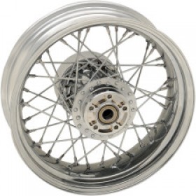 DRAG SPECIALTIES WHEEL - LACED - 40 SPOKE - REAR - CHROME - 16X5 # 0204-0521