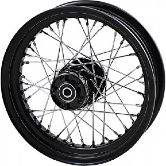 DRAG SPECIALTIES WHEEL - LACED - 40 SPOKE - REAR - BLACK - 16X3 # 0204-0570 DRAG SPECIALTIES WHEEL - LACED - 40 SPOKE - REAR - BLACK - 16X3 # 0204-0570