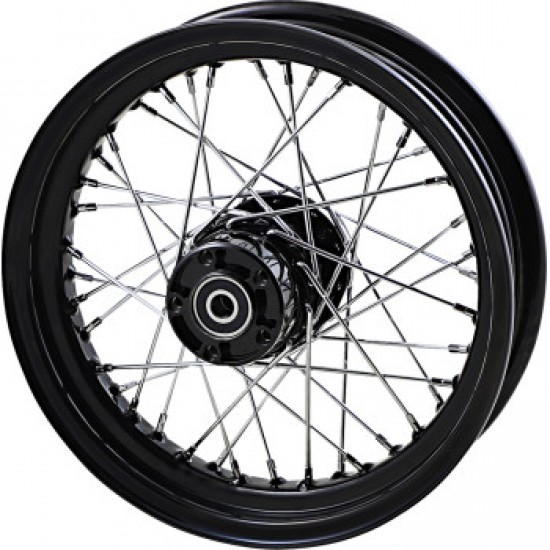 DRAG SPECIALTIES WHEEL - LACED - 40 SPOKE - REAR - BLACK - 16X3 # 0204-0571 DRAG SPECIALTIES WHEEL - LACED - 40 SPOKE - REAR - BLACK - 16X3 # 0204-0571