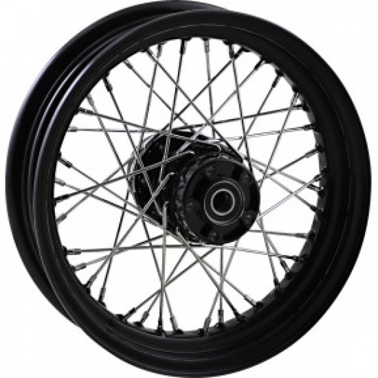DRAG SPECIALTIES WHEEL - LACED - 40 SPOKE - REAR - BLACK - 16X3 - 08 XL # 0204-0574 DRAG SPECIALTIES WHEEL - LACED - 40 SPOKE - REAR - BLACK - 16X3 - 08 XL # 0204-0574