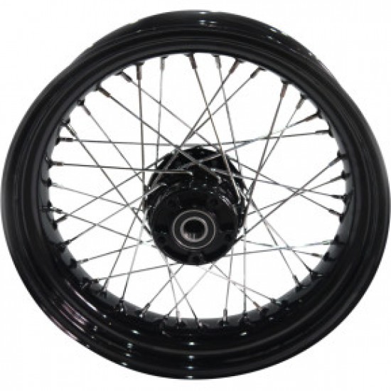 DRAG SPECIALTIES WHEEL - LACED - 40 SPOKE - REAR - BLACK - 17X4.5 - 08-17 FXD # 0204-0575 DRAG SPECIALTIES WHEEL - LACED - 40 SPOKE - REAR - BLACK - 17X4.5 - 08-17 FXD # 0204-0575