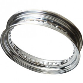 DRAG SPECIALTIES RIM - 40 HOLE - CHROME - 16X3 - SIDE METAL VALVE # 0210-0324