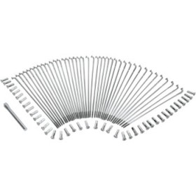 DRAG SPECIALTIES SPOKE SET - DROP CENTER - FRONT - STAINLESS STEEL - 21 # 0211-0119
