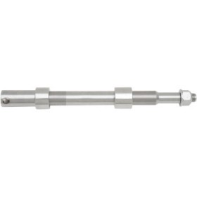 DRAG SPECIALTIES AXLE KIT - FRONT - CHROME # 0214-0843