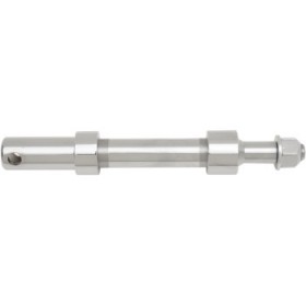 DRAG SPECIALTIES AXLE KIT - FRONT - CHROME # 0214-0850