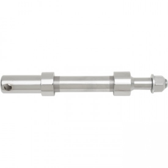 DRAG SPECIALTIES AXLE KIT - FRONT - CHROME # 0214-0850