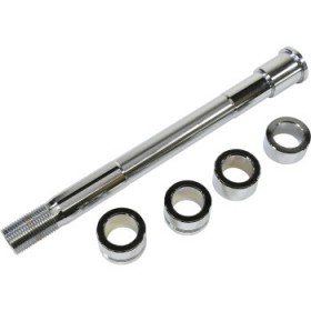 DRAG SPECIALTIES AXLE KIT - FRONT - CHROME # 0214-1979