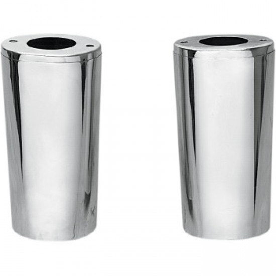 DRAG SPECIALTIES FORK SLIDER COVERS - EXTENDED 4 (10.5 ) - CHROME - SMOOTH # 0411-0013 DRAG SPECIALTIES FORK SLIDER COVERS - EXTENDED 4 (10.5 ) - CHROME - SMOOTH # 0411-0013