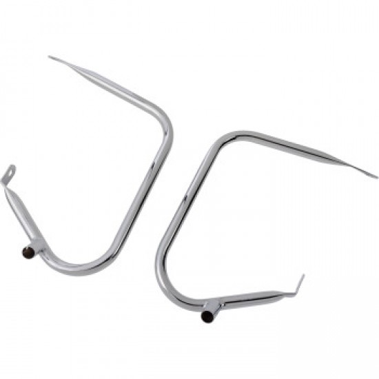 DRAG SPECIALTIES SADDLEBAG GUARDS - CHROME # 0505-1561 DRAG SPECIALTIES SADDLEBAG GUARDS - CHROME # 0505-1561