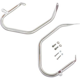 DRAG SPECIALTIES SADDLEBAG GUARD - CHROME # 0505-1565