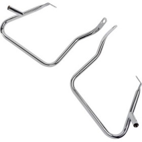 DRAG SPECIALTIES SADDLEBAG GUARDS - CHROME # 0505-1567