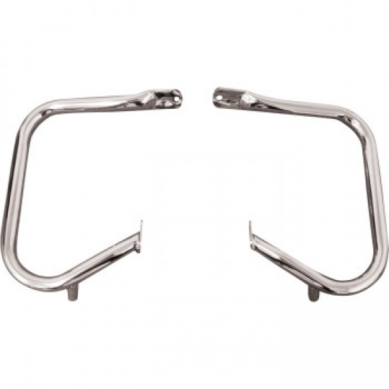 DRAG SPECIALTIES REAR SADDLEBAG BARS - CHROME - TOURING # 0506-0512