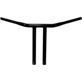 DRAG SPECIALTIES HANDLEBAR - T-BAR - BUFFALO - 12 - BLACK # 0601-2749