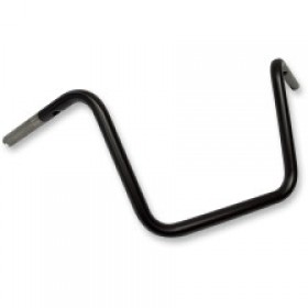 DRAG SPECIALTIES HANDLEBAR - APE HANGER - 12 - TBW - FLAT BLACK # 0601-3490