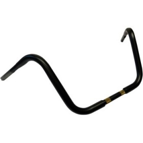 DRAG SPECIALTIES HANDLEBAR - BUFFALO APE - 12 - TBW - FLAT BLACK # 0601-3506