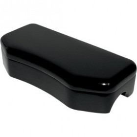 DRAG SPECIALTIES HANDLEBAR CLAMP - BUFFALO - SMOOTH - HIDDEN - BLACK # 0602-0349