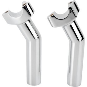 DRAG SPECIALTIES RISERS - PULLBACK - 5-1/2 - CHROME # 0602-0410