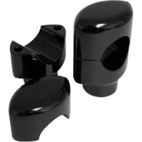 DRAG SPECIALTIES Risers - Big Buffalo - 1-1/2 - Black # 0602-0466