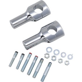 DRAG SPECIALTIES RISERS - BIG BUFFALO - 4 - CHROME # 0602-0468