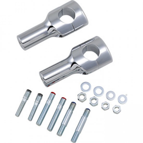 DRAG SPECIALTIES RISERS - BIG BUFFALO - 4 - CHROME # 0602-0468 DRAG SPECIALTIES RISERS - BIG BUFFALO - 4 - CHROME # 0602-0468