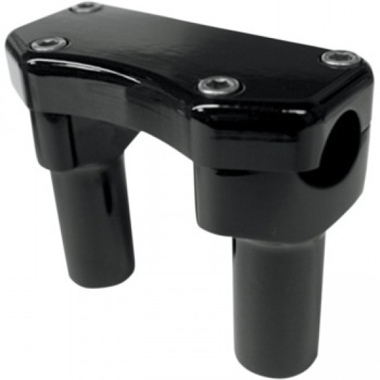 DRAG SPECIALTIES RISERS - 3 - BUFFALO - TOP - BLACK # 0602-0587 DRAG SPECIALTIES RISERS - 3 - BUFFALO - TOP - BLACK # 0602-0587