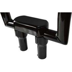 DRAG SPECIALTIES RISERS - 4 - BIG BUFFALO - TOP - BLACK # 0602-0605