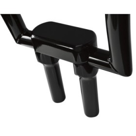 DRAG SPECIALTIES RISERS - 6 - BIG BUFFALO - TOP - BLACK # 0602-0609