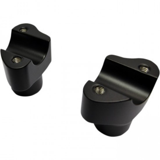 DRAG SPECIALTIES RISERS - BUFFALO - 1-1/2 - FLAT BLACK # 0602-0809 DRAG SPECIALTIES RISERS - BUFFALO - 1-1/2 - FLAT BLACK # 0602-0809