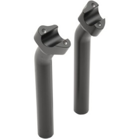 DRAG SPECIALTIES RISERS - BUFFALO - 9-1/2 - FLAT BLACK # 0602-0810