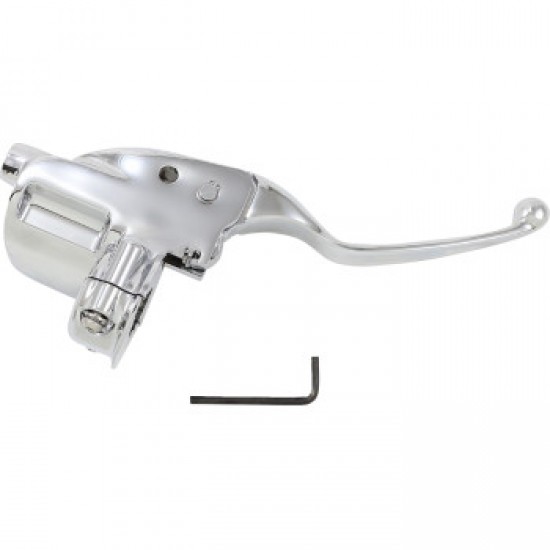 DRAG SPECIALTIES MASTER CYLINDER ASSEMBLY - CLUTCH - CHROME # 0612-0476 DRAG SPECIALTIES MASTER CYLINDER ASSEMBLY - CLUTCH - CHROME # 0612-0476