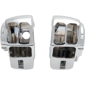 DRAG SPECIALTIES SWITCH HOUSING - RADIO - CHROME # 0616-0090