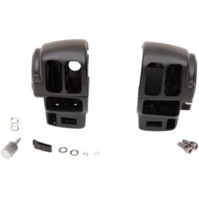 DRAG SPECIALTIES SWITCH HOUSING - RADIO/CRUISE - MATTE BLACK # 0616-0359