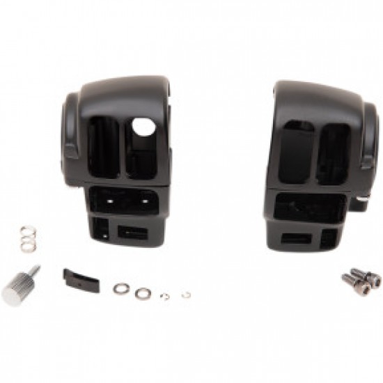 DRAG SPECIALTIES SWITCH HOUSING - RADIO/CRUISE - MATTE BLACK # 0616-0359 DRAG SPECIALTIES SWITCH HOUSING - RADIO/CRUISE - MATTE BLACK # 0616-0359