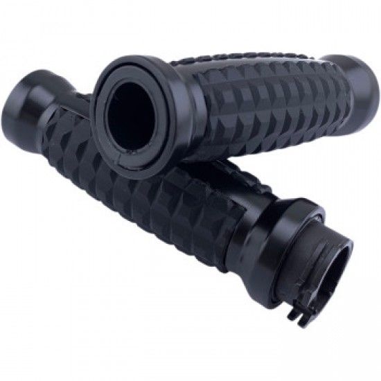 DRAG SPECIALTIES GRIPS - GRENADE - MATTE BLACK # 0630-2640 DRAG SPECIALTIES GRIPS - GRENADE - MATTE BLACK # 0630-2640