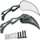 DRAG SPECIALTIES FLAME MIRRORS - BLACK # 0640-0289 DRAG SPECIALTIES FLAME MIRRORS - BLACK # 0640-0289
