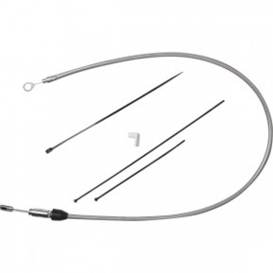 DRAG SPECIALTIES QUICK CONNECT CLUTCH CABLE - UPPER - 36 - STAINLESS STEEL # 0652-2836 DRAG SPECIALTIES QUICK CONNECT CLUTCH CABLE - UPPER - 36 - STAINLESS STEEL # 0652-2836