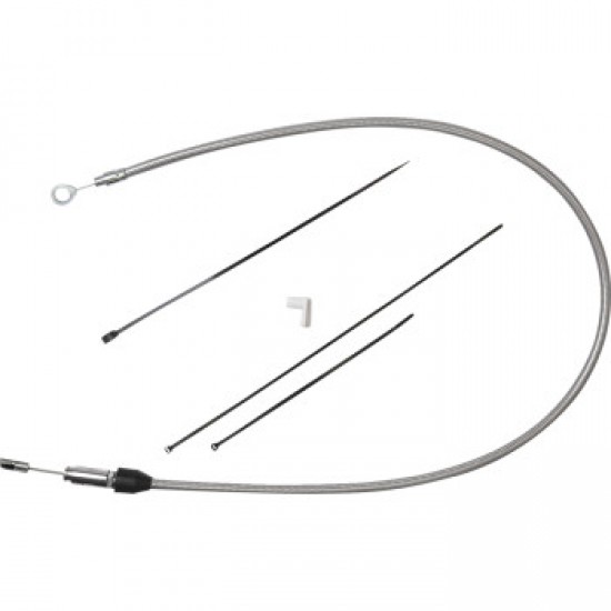 DRAG SPECIALTIES QUICK CONNECT CLUTCH CABLE - UPPER - 46 - STAINLESS STEEL # 0652-2842 DRAG SPECIALTIES QUICK CONNECT CLUTCH CABLE - UPPER - 46 - STAINLESS STEEL # 0652-2842
