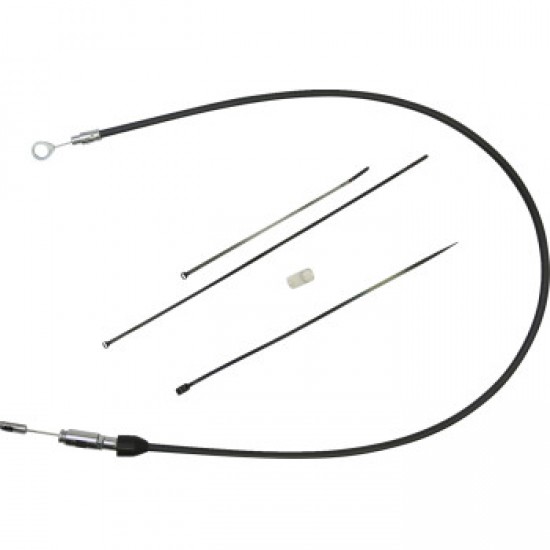 DRAG SPECIALTIES QUICK CONNECT CLUTCH CABLE - UPPER - 44 - BLACK/CHROME # 0652-2859