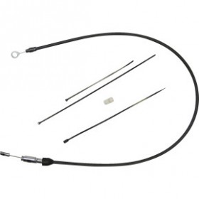 DRAG SPECIALTIES QUICK CONNECT CLUTCH CABLE - UPPER - 48 - BLACK/BLACK # 0652-2881