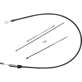 DRAG SPECIALTIES QUICK CONNECT CLUTCH CABLE - UPPER - 54 - BLACK/BLACK # 0652-2884