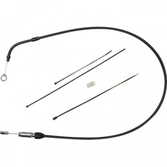 DRAG SPECIALTIES QUICK CONNECT CLUTCH CABLE - UPPER - BENT TUBE - 39 - BLACK/BLACK # 0652-2886 DRAG SPECIALTIES QUICK CONNECT CLUTCH CABLE - UPPER - BENT TUBE - 39 - BLACK/BLACK # 0652-2886