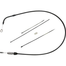 DRAG SPECIALTIES QUICK CONNECT CLUTCH CABLE - UPPER - BENT TUBE - 45 - BLACK/BLACK # 0652-2889