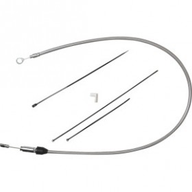DRAG SPECIALTIES QUICK CONNECT CLUTCH CABLE - UPPER - 33 - STAINLESS STEEL # 0652-3063