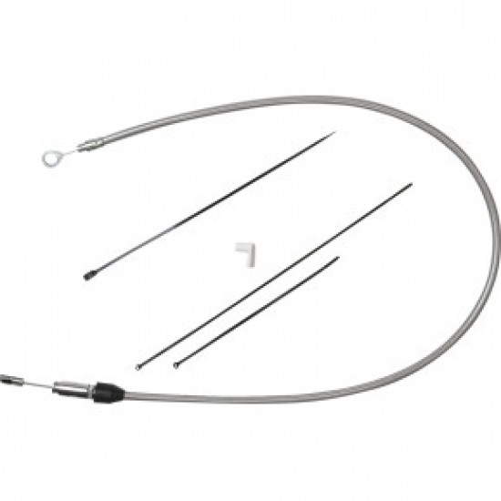 DRAG SPECIALTIES QUICK CONNECT CLUTCH CABLE - UPPER - 35 - STAINLESS STEEL # 0652-3064 DRAG SPECIALTIES QUICK CONNECT CLUTCH CABLE - UPPER - 35 - STAINLESS STEEL # 0652-3064