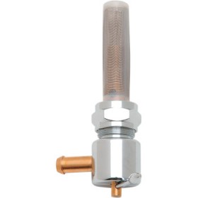 DRAG SPECIALTIES FUEL PETCOCK - REAR FACING - CHROME # 0705-0117