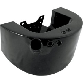 DRAG SPECIALTIES SIDE FILL OIL TANK - GLOSS BLACK - 00-17 SOFTAIL # 0710-0161