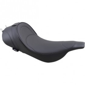 DRAG SPECIALTIES SOLO SEAT - MILD STITCHED - DRIVER BACKREST - FLT 97-07 # 0801-0491
