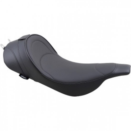 DRAG SPECIALTIES SOLO SEAT - MILD STITCHED - DRIVER BACKREST - FLT 97-07 # 0801-0491 DRAG SPECIALTIES SOLO SEAT - MILD STITCHED - DRIVER BACKREST - FLT 97-07 # 0801-0491